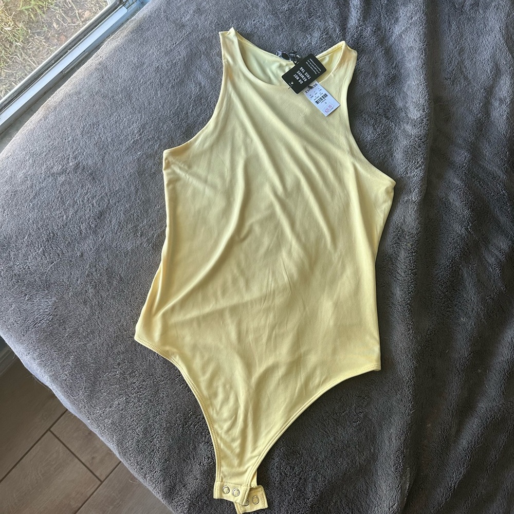 Express Light Yellow Bodysuit